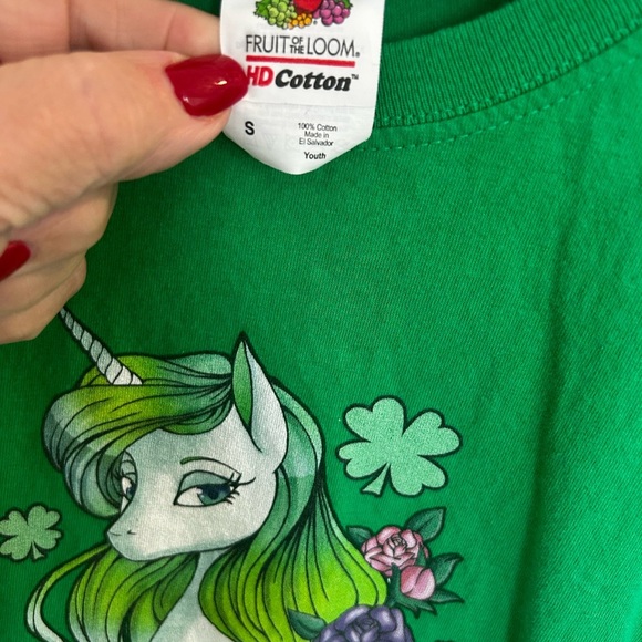 Fruit of the Loom Girls T Shirt with Unicorn
Size S - Picture 4 of 4
